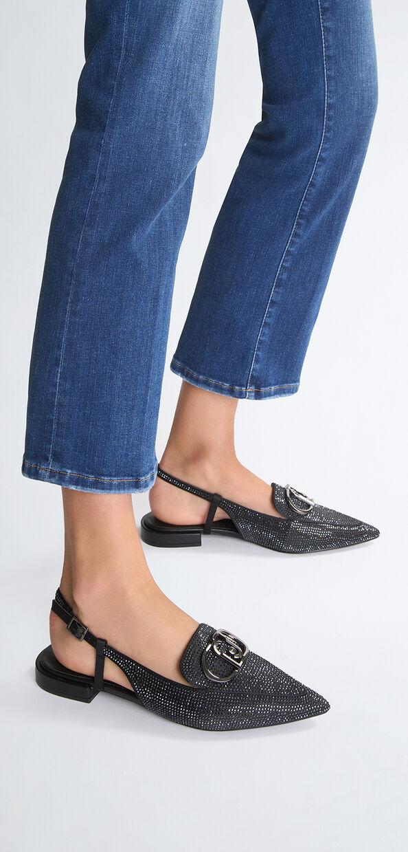 Liu Jo Ballerine slingback full strass Offerte esclusive