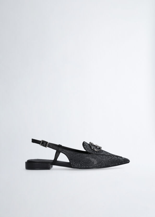 Liu Jo Ballerine slingback full strass Offerte esclusive