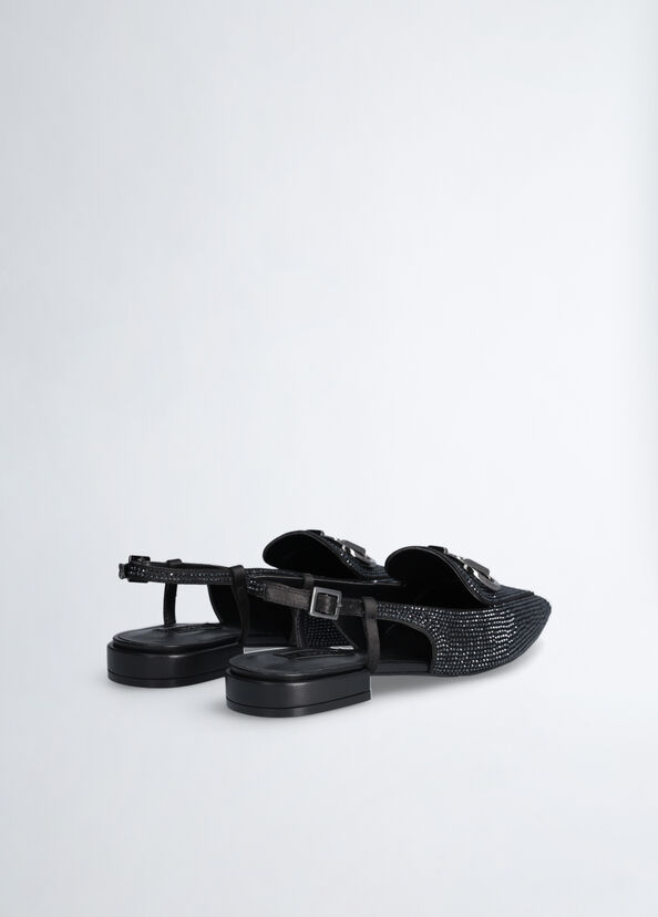 Liu Jo Ballerine slingback full strass Offerte esclusive