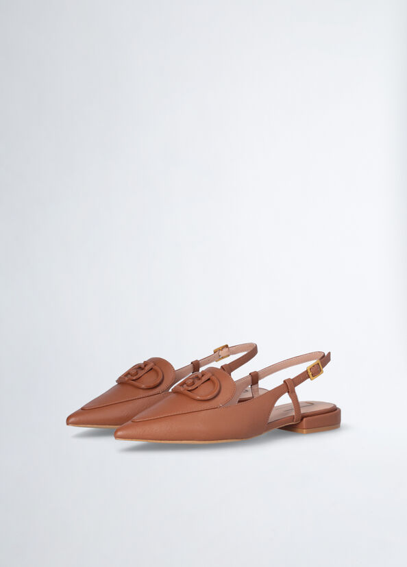 Liu Jo Ballerine slingback marroni Lightning offer
