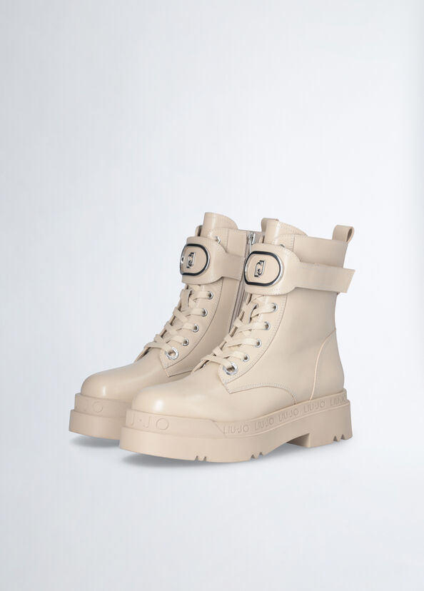 Liu Jo Anfibi platform in pelle Liquidazione