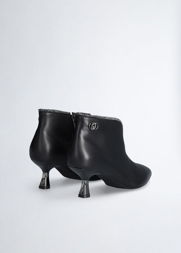Liu Jo Stivaletti in pelle con strass Offerte giornaliere