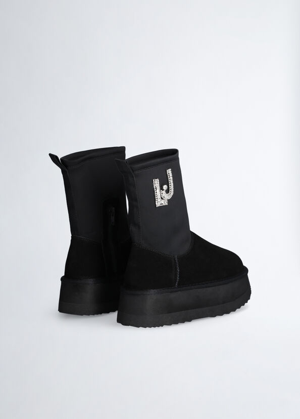 Liu Jo Stivaletti warm con logo gioiello Prezzo basso