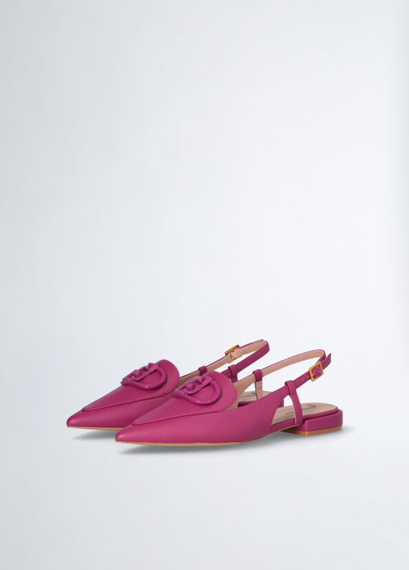 Liu Jo Ballerine slingback rosa Ritorno libero