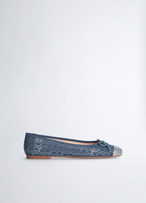Liu Jo Ballerine in denim con paillettes ACQUISTA ORA