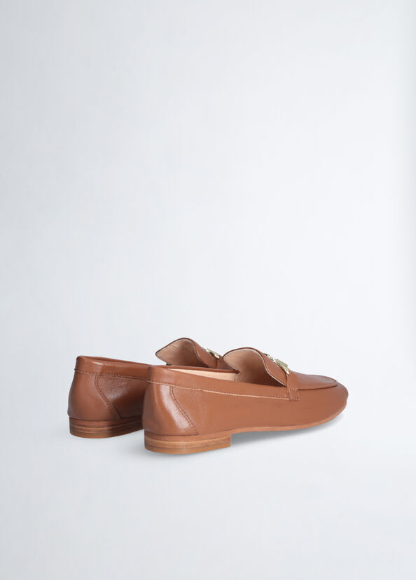 Liu Jo Mocassini marroni in morbida nappa Fino al 50% di sconto