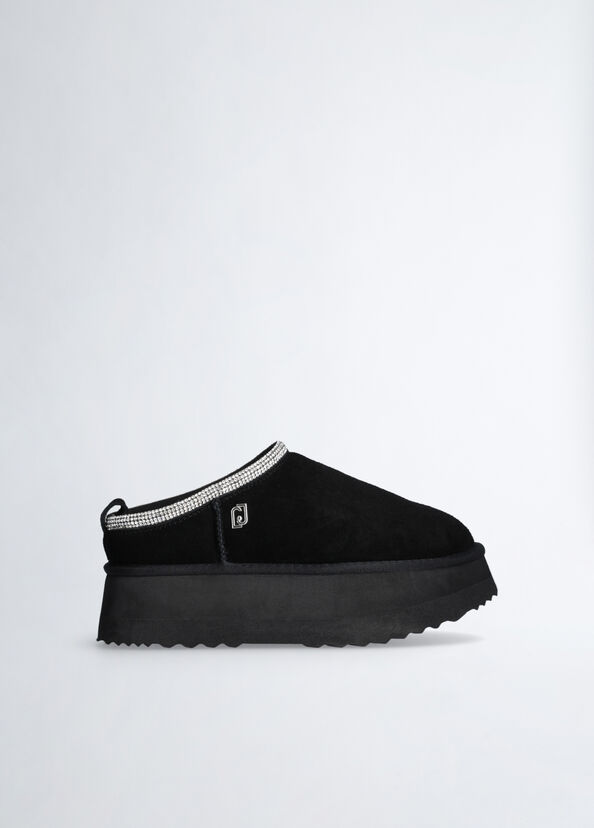 Liu Jo Sabot platform neri in suede Only for today