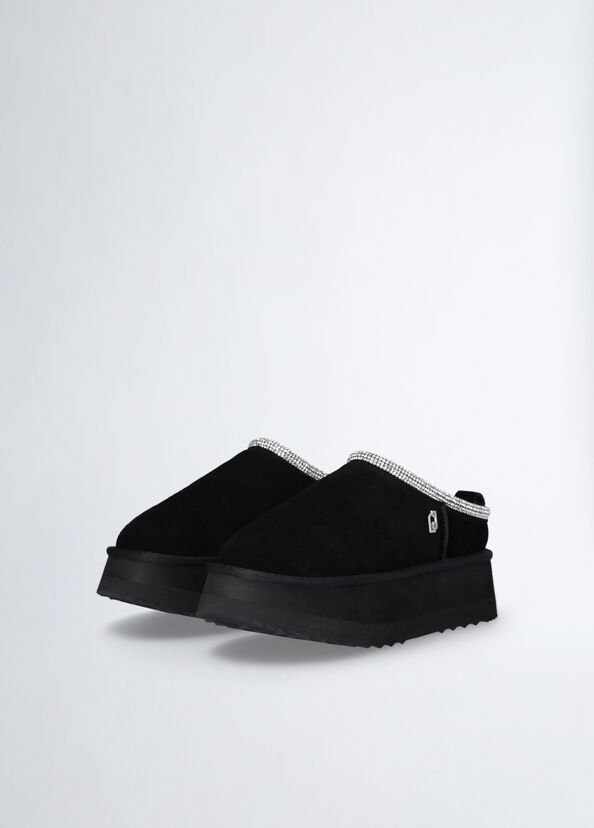 Liu Jo Sabot platform neri in suede Only for today