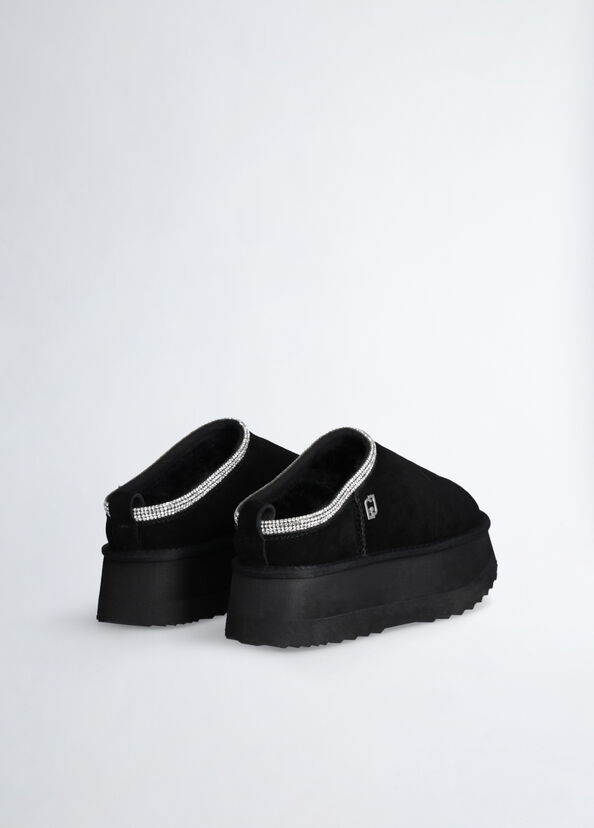 Liu Jo Sabot platform neri in suede Only for today