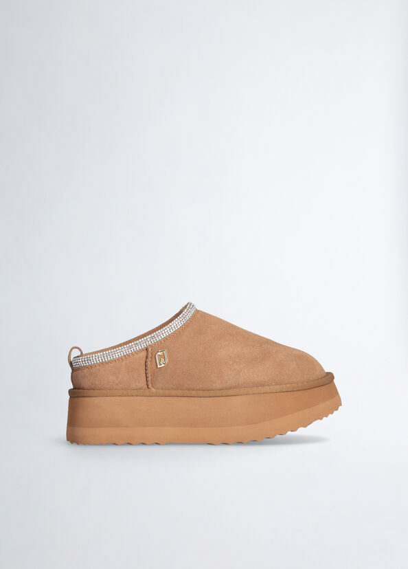 Liu Jo Sabot platform in suede Offerta speciale della fabbrica