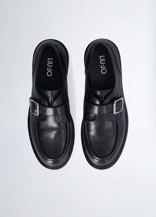 Liu Jo Scarpe in pelle con fibbia Sostegno trimestrale