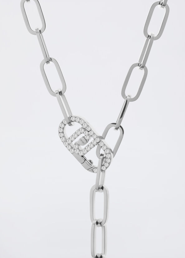 Liu Jo Collana monogram con brill Officina