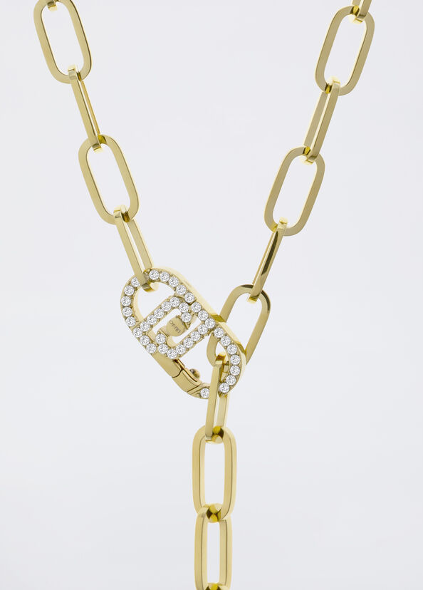 Liu Jo Collana monogram con brill Consegna Veloce