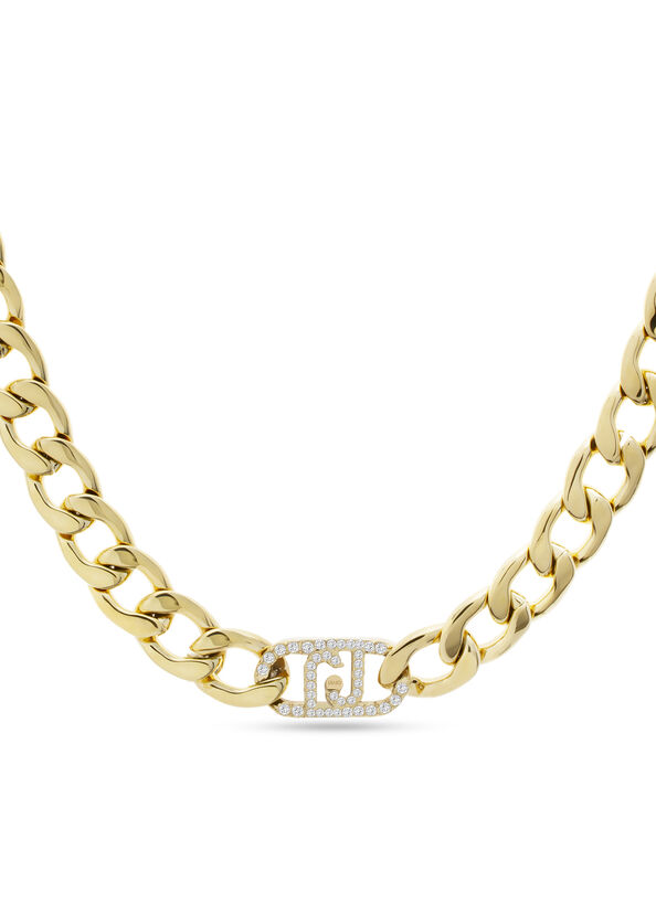 Liu Jo Girocollo monogram con brill Fino Al -60%