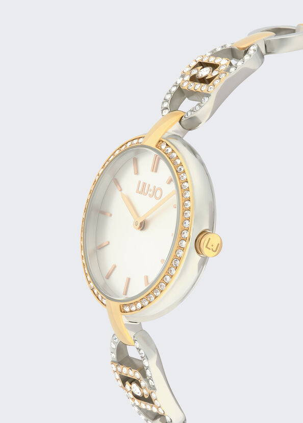Liu Jo Orologio con cinturino logato Vendita Calda