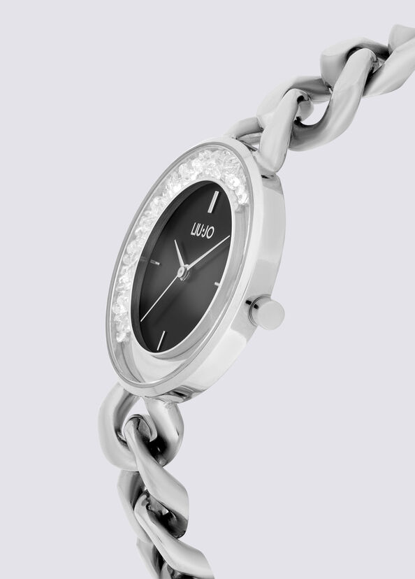 Liu Jo Orologio in acciaio con catena gioiello Shopping online