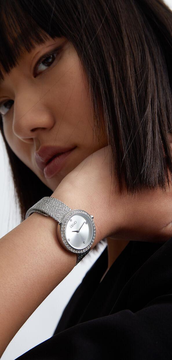 Liu Jo Orologio in acciaio con cristalli Offerta esclusiva