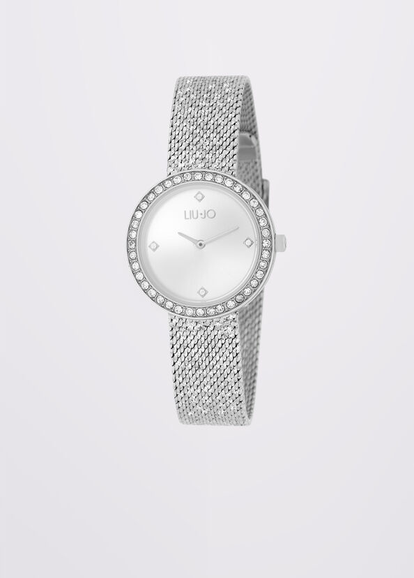 Liu Jo Orologio in acciaio con cristalli Offerta esclusiva