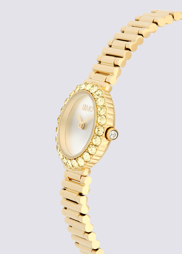 Liu Jo Orologio in acciaio con cristalli Vendite stagionali