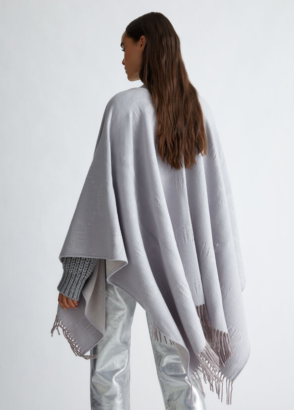 Liu Jo Poncho con logo Offerta San Valentino