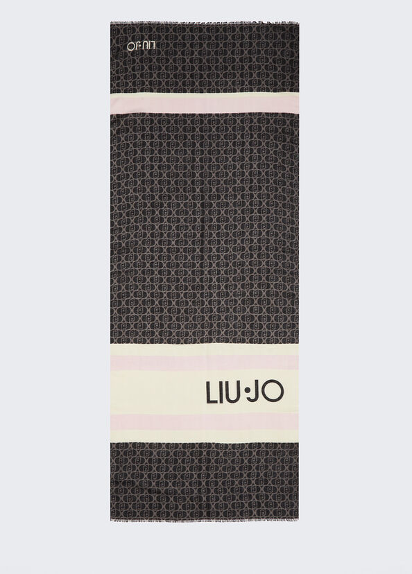 Liu Jo Stola con logo stampato Lightning offer