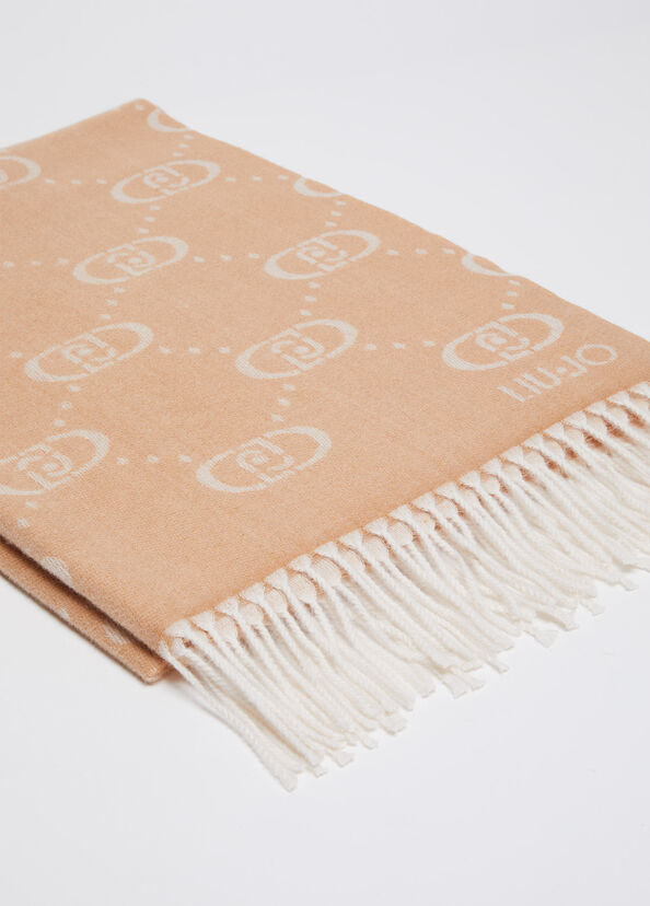 Liu Jo Stola con logo jacquard Super Saving Price
