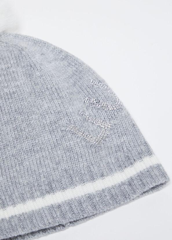 Liu Jo Berretto in misto lana con pon pon Fino al 50% di sconto