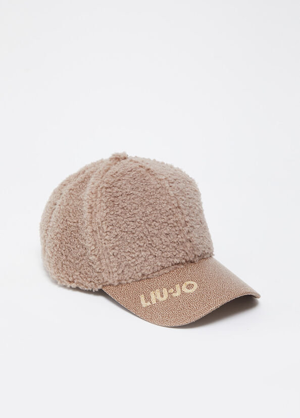 Liu Jo Cappello da baseball in teddy Fino al 60% di sconto