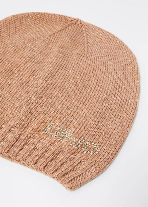 Liu Jo Berretto con logo e strass 50% di sconto con spedizione gratuita