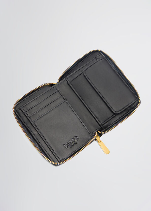Liu Jo Portafoglio zip around con logo Presa