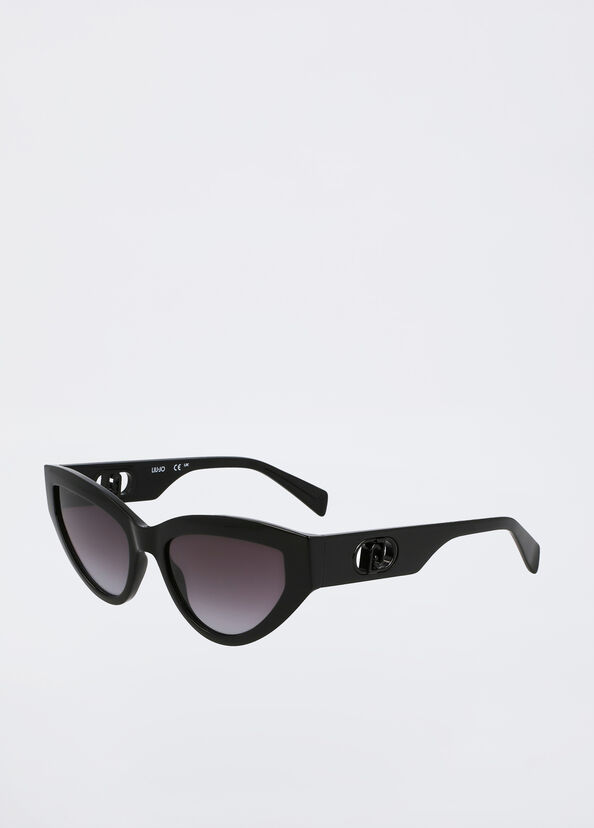 Liu Jo Occhiali da sole neri cat-eye Online
