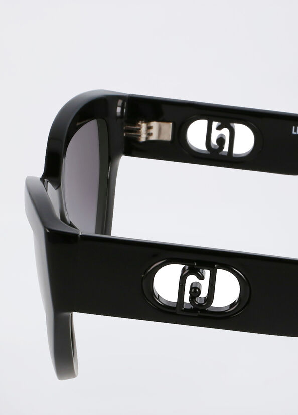 Liu Jo Occhiali da sole neri cat-eye Online