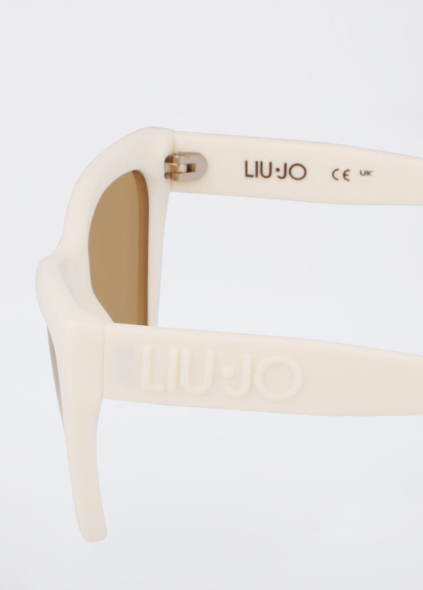 Liu Jo Occhiali da sole bianchi cat-eye In Saldo