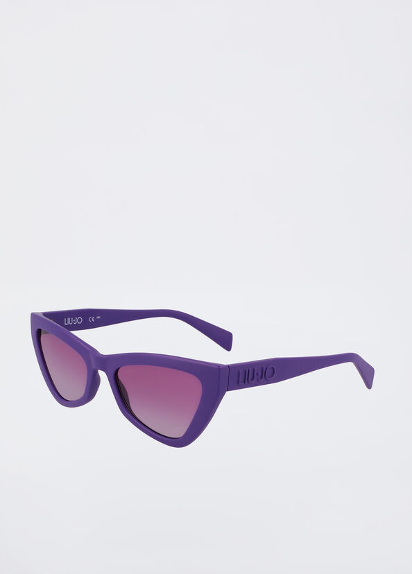 Liu Jo Occhiali da sole cat-eye viola Nuova