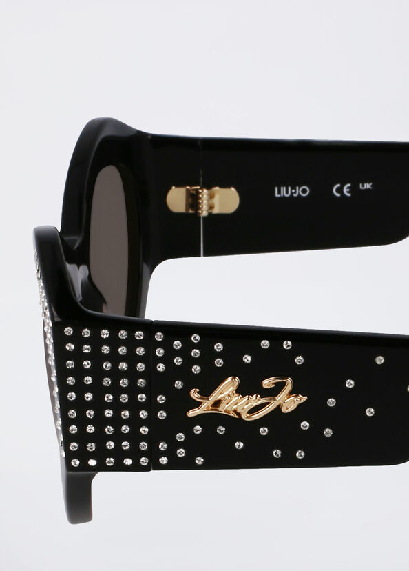 Liu Jo Occhiali da sole con strass Negozio online di fabbrica