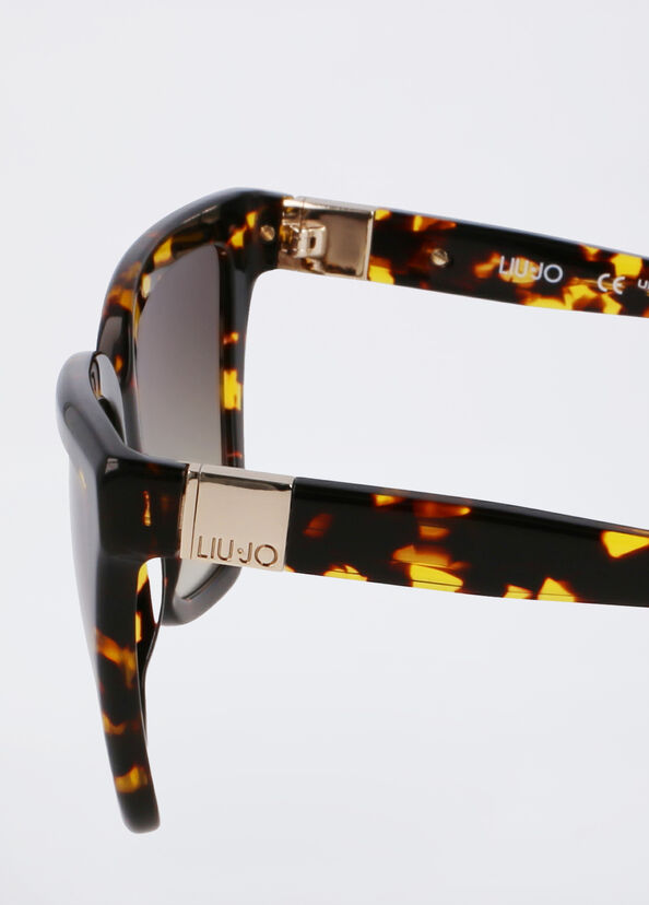 Liu Jo Occhiali da sole cat-eye tartarugati Offerta speciale