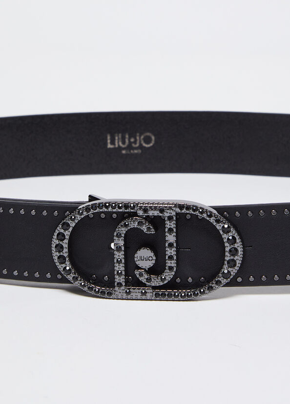 Liu Jo Cintura in pelle con fibbia logata Promozione Limitata