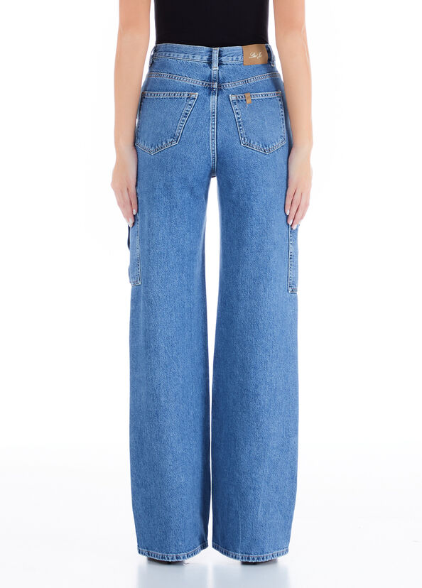 Liu Jo Jeans cargo Liu Jo Better Grandi sconti