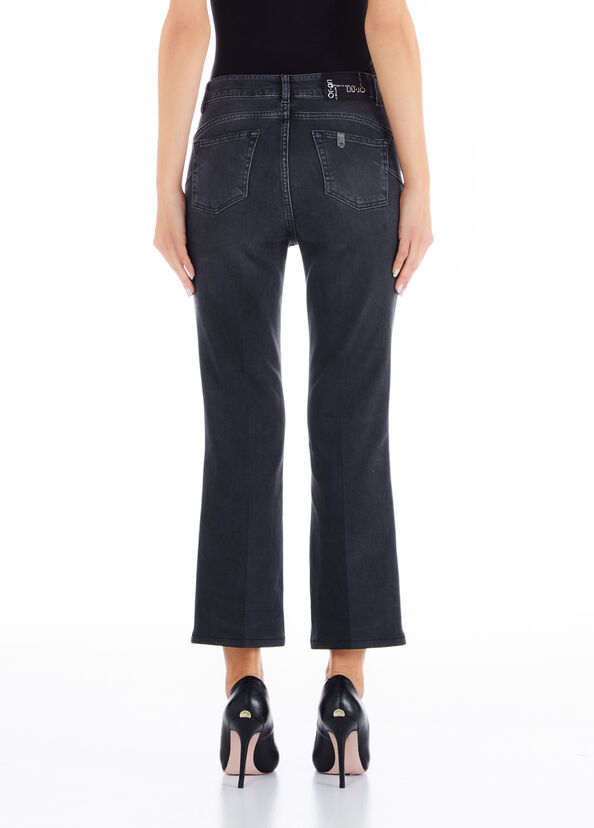 Liu Jo Jeans bootcut cropped Liquidazione