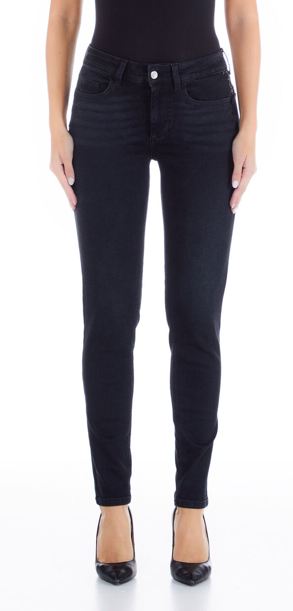 Liu Jo Jeans nero skinny con strass Prezzo basso