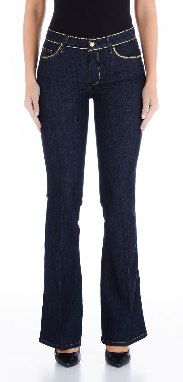 Liu Jo Jeans bootcut con applicazioni Ritorno libero