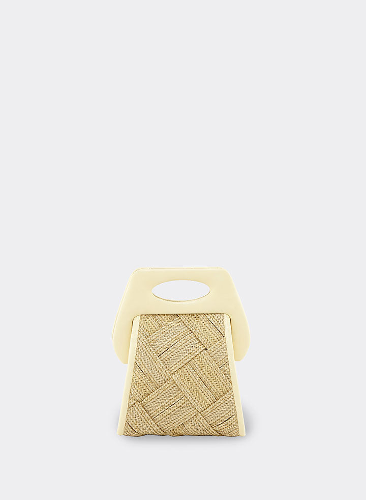 Themoirè CLORI WEAVED STRAW CANARY