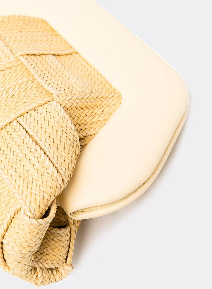 Themoirè TIA WEAVED STRAW CANARY Qualità Garantita