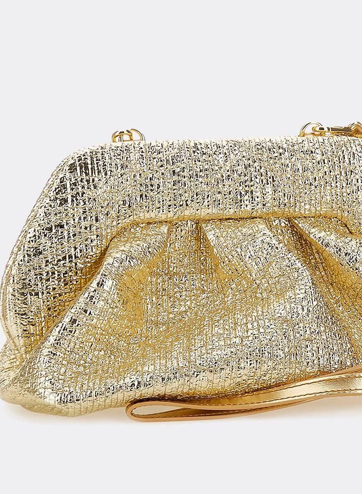 Themoirè TIA CRUMPLED LAMINATED GOLD Negozi Online