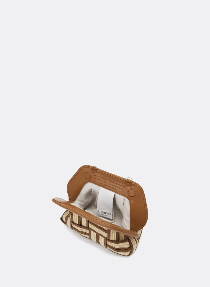 Themoirè TIA WEAVED STRAW SHELL/CARAMEL Fino Al -60%