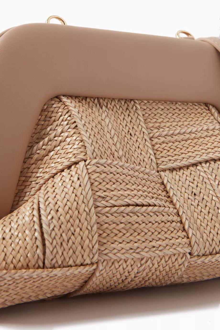 Themoirè TIA WEAVED STRAW WHEAT Vendita Calda