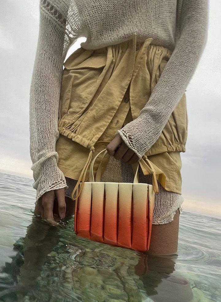 Themoirè ARIA GRADIENT NYLON APRICOT Italia