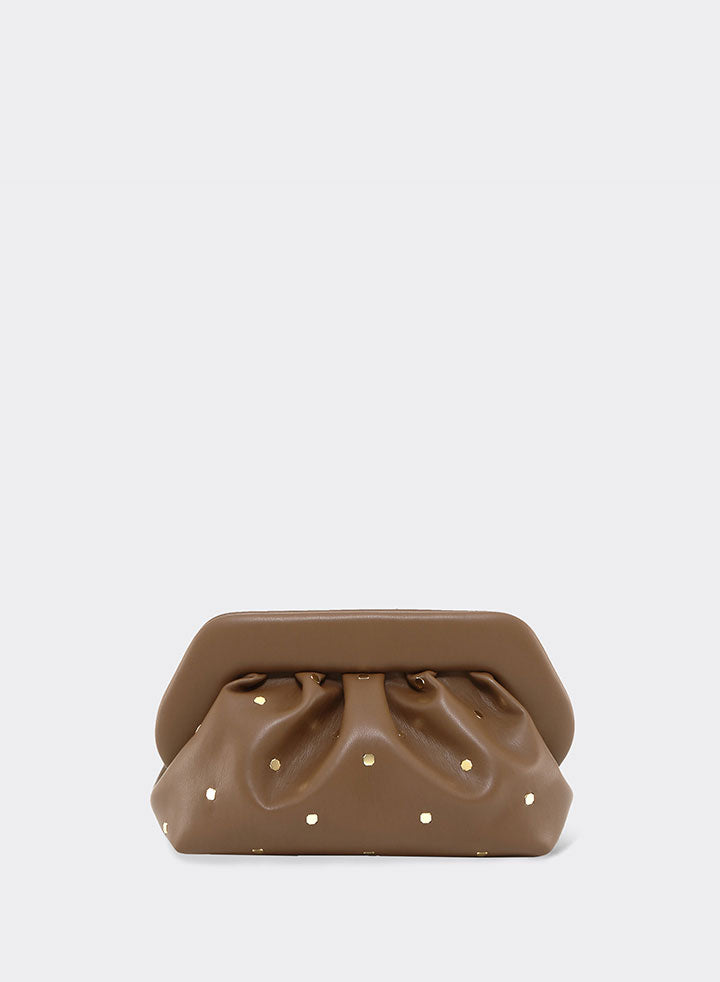 Themoirè BIOS STUDS BROWN Vendita Calda