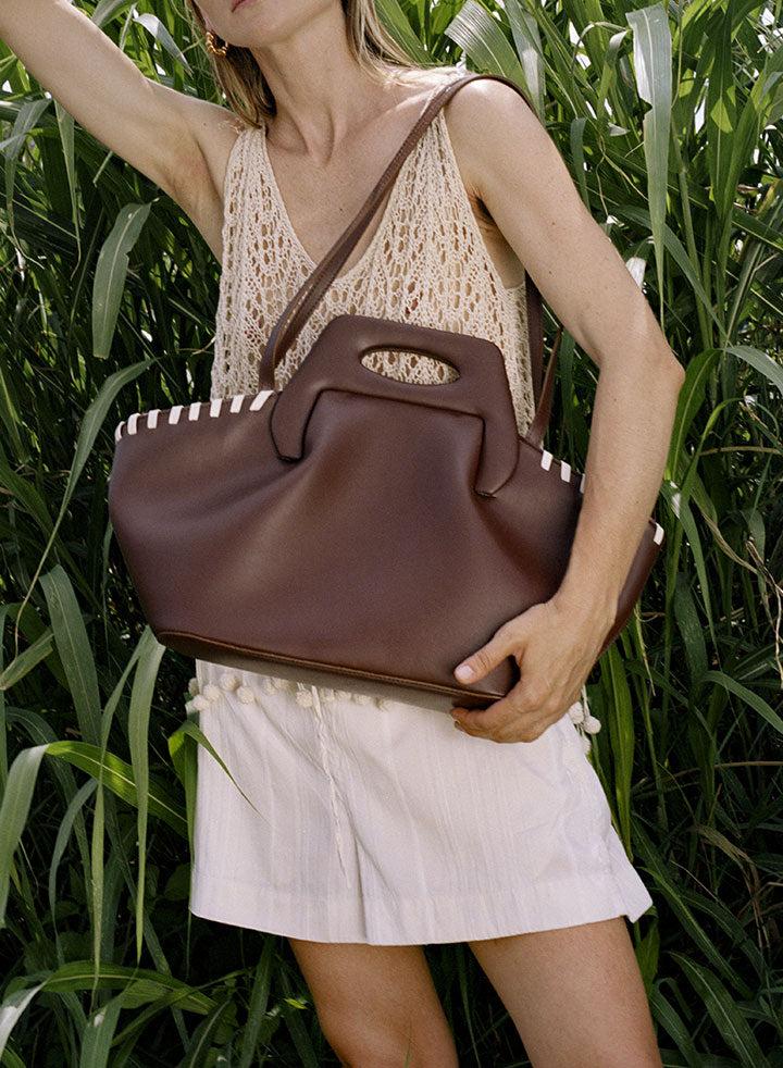 Themoirè DHEA LACE GRAPE BROWN/SHELL Moda