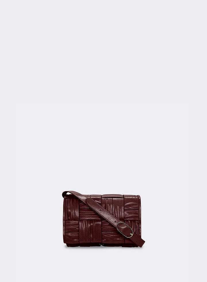 Themoirè FERONIA TWIST WEAVED MARSALA Saldi